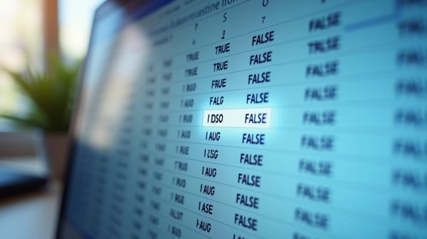 How to handle true false values in Excel formulas